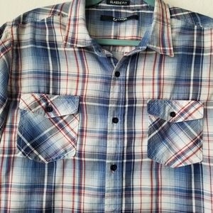Men's Carbon Classic Fit Button Up Short Sleeve